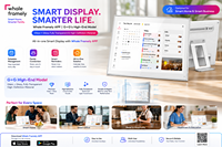 Afficheur de calendrier numérique pour maison intelligente avec application Whale Framely, synchronisation du calendrier, liste de tâches, planificateur de repas, fournisseur OEM/ODM, calendrier intelligent