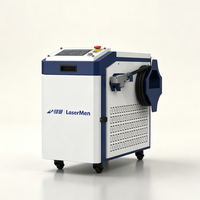Nouvel équipement de nettoyage au laser à fibre portatif de 1500 W pour les pièces automobiles, les moules, l'acier, l'aluminium et la rouille métallique, facile à transporter