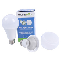 Lanchuang – Nouveauté : Coffre-fort lumineux LED secret en forme d'ampoule pour le stockage en gros