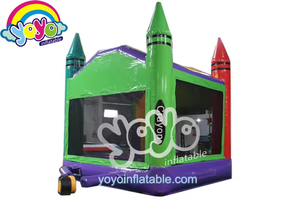 Château gonflable à usage commercial, équipement de terrain de jeu extérieur, location pour événements, tissu Oxford de haute qualité, protection intégrale - Product Image 3