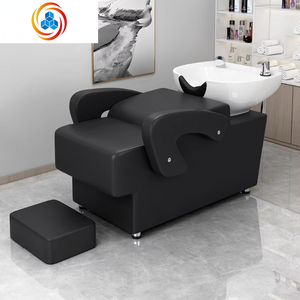 Muebles de Salón Modernos y Equipos de Peluquería al por Mayor, Incluyendo Silla de Champú de Cuero PU para Uso en Baños - Product Image 1