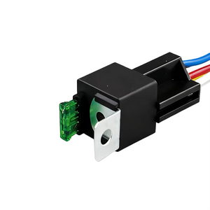 Автомобильное реле европейского стандарта 30A 40A с держателем предохранителя и гнездом, универсальное 12V 24V для электропроводки грузовика - Product Image 2