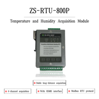 Pengontrol Pemantauan Jarak Jauh 4 Saluran RS485 Modbus RTU Pengumpul Suhu Multi Titik Baja Tahan Karat untuk Silo Biji-bijian