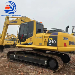 Excavadora de orugas usada de 21 toneladas Komatsu PC210, excavadora de segunda mano de 21 toneladas, precio bajo en buen estado, a la venta - Product Image 2
