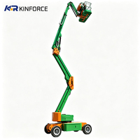 Plateforme de travail aérien articulée autopropulsée hydraulique électrique stable tout-terrain pour l'entretien des garde-corps routiers