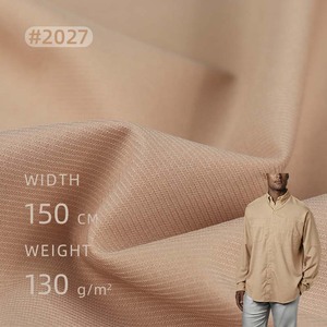 2027 # T800 giả cotton cảm thấy sọc kinh doanh giản dị áo sơ mi vải dài quần short nam dày quần vải - Product Image 1