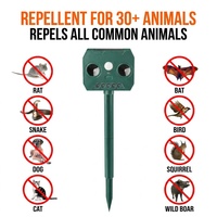 Nouveau Répulsif Solaire Extérieur Chao Teng 2026 pour Animaux, Dissuasif Ultrasonique pour Chiens, Étanche avec Capteur Infrarouge pour Faune
