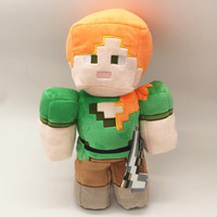 Peluches en gros sur le thème des jeux de pixels, Adorables jouets en peluche monstres cubes de dessin animé, Pack de poupées assorties en gros pour les salles d'arcade
