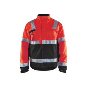 Blaklader แจ็คเก็ตฤดูหนาว486218115599L Hi-Vis สีแดง/สีดำ-EAN 7330509376744ชุดทำงาน HI-VIS - Product Image 1