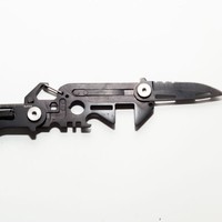 Carte à outils EDC survie en plein air clé pliante outil couteau acier inoxydable pliant tactique ciseaux Mini réparation