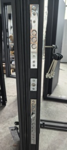 Porte Blindate in Acciaio Impermeabili di Alta Qualità con Vetro dalla Cina <span class=keywords><strong>a</strong></span> Prezzo d'Ingrosso <span class=keywords><strong>per</strong></span> <span class=keywords><strong>Esterni</strong></span> Uso Residenziale - Product Image 3