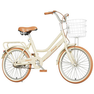 Vélo de ville Fshenix 20 pouces, cadre rigide en alliage d'aluminium avec panier, capacité de charge de 100 kg, pour les trajets domicile-travail et l'usage quotidien - Product Image 1