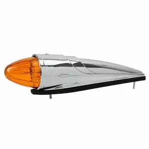17 led âmbar torpedo cab marcador telhado corrida luz superior para kenpena peterbilt