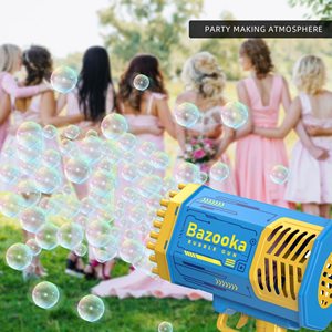 Pistolet à <span class=keywords><strong>bulles</strong></span> pour enfants <span class=keywords><strong>Machine</strong></span> 69 trous Pistolet souffleur de <span class=keywords><strong>bulles</strong></span> Pistolet à <span class=keywords><strong>bulles</strong></span> géant coloré pour fête mariage Camping Voyage - Product Image 4