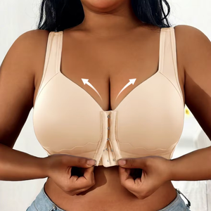 Sujetadores Deportivos de Alta Calidad, Talla Grande, Push-Up, Sin Costuras, Copa Completa, con Aros, Tirantes Ajustables, <span class=keywords><strong>Cierre</strong></span> Frontal Abierto - Product Image 1