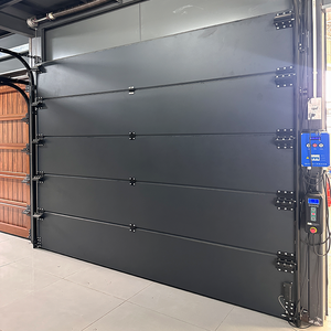 Heavy Duty Aluminum Roll-Up Garage <strong>Door</strong> Quiet Motor Anti-Theft Design Modern Style For Commercial Use Finished - Product Image 1