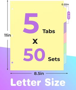 Chất Kết Dính Ngăn <span class=keywords><strong>5</strong></span> Tab <span class=keywords><strong>3</strong></span> Lỗ Đấm Cho <span class=keywords><strong>3</strong></span> Vòng Chất Kết Dính Thư Kích Thước Bền Chỉ Có Ngăn A6 A4 A5 Tùy Chỉnh Chất Kết Dính - Product Image 3