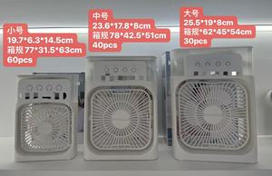 Ventilador de Mesa USB con Luz, Mini Ventilador de Escritorio con Humidificador de Cinco Orificios - Product Image 6