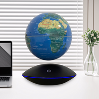Globe terrestre à lévitation magnétique HCNT Factory avec lumière LED RGB, décoration d'intérieur, certifié CE/FCC, cadeau personnalisé pour la vente en gros