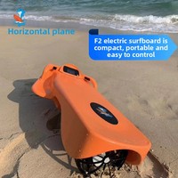 Planche de sauvetage flottante hydrofoil électrique propulsée par l'eau, robot de sauvetage maritime, en matériau PP