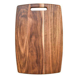 Acacia <b>Wood</b> Cutting Board Rectangle With Handle Kitchen Chopping <b>Block</b> - Product Image 5