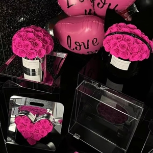 Rosas Naturales Preservadas al por Mayor para el Día de San Valentín 2025, Flores Artificiales en Caja, Flores Eternas e Inmortales - Product Image 2