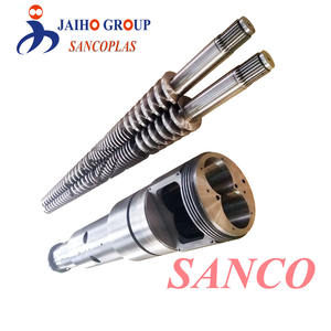 Hélice Cónica Doble CM65/132 y Cilindro para Máquina Extrusora - Product Image 5