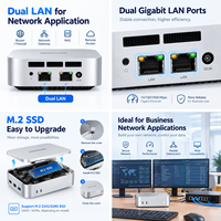Intel N100 Mini-pc's 12GB LPDDR5 RAM M.2 SATA SSD Windows 11 Pro Micro Desktop PC OEM Groothandel Bulk Leverancier