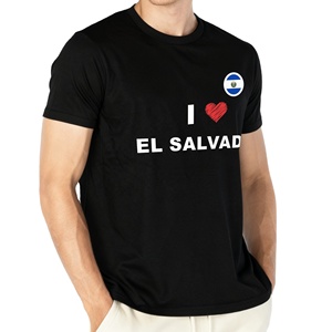 Lightweight and Breathable El Salvador Fan T-shirt for Summer Outdoor Gatherings and Matches Promotion - Product Image 3