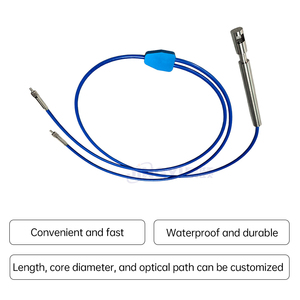 Konektor SMA905 <span class=keywords><strong>probe</strong></span> imersi transmisi untuk pengukuran online Aksesori serat optik laju penyerapan cairan - Product Image 4