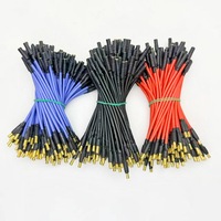 Câble d'extension de moteur d'avion RC en silicone 16 AWG avec connecteur banane 3,5 mm, 10/25 cm