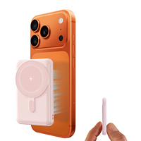 Batería Externa Portátil Magnética Inalámbrica de Alta Calidad con Soporte, 5000 mAh, 10000 mAh, Carga Rápida