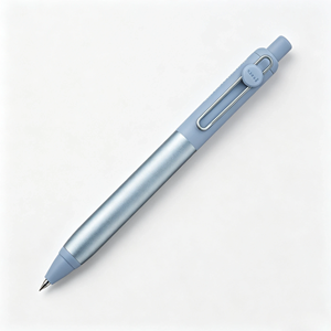 Uniball ZENTO Flow Series <b>Retractable</b> Ballpoint <b>Pen</b> 0.38/0.5mm Tip Black Ink School Office Use Multiple Sizes Matte Metal Colors - Product Image 3