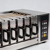 Machine à kebab au mouton commerciale, four à barbecue, four électrique, machine à rôtisserie rotative