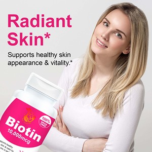 OEM ODM Biotin 10000mcg <b>Tablets</b> with Biotin Supports Hair <b>Skin</b> Nails Vegan Dietary Supplement <b>Tablets</b> - Product Image 5