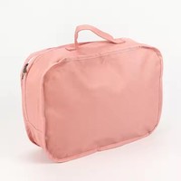 Vente chaude Moderne Portable Voyage Cosmétique Cas Sac Étanche Oxford Tissu Finition Sac De Rangement
