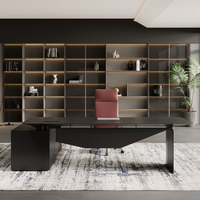 Meubles de bureau commerciaux Bureau de direction Bureau de direction moderne Bureau de direction en forme de L Bureau de direction modulaire Bureau de direction de luxe