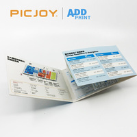 Folleto plegado de mapa personalizado con plegado único para ferias comerciales Impresión compleja Servicio de impresión de alta calidad Impresión digital