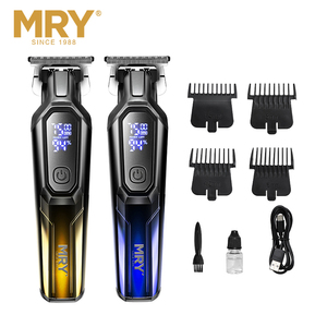 เครื่องตัดผมไร้สาย MRY สำหรับผู้ชาย ใบมีดสแตนเลส หน้าจอ LCD ชาร์จผ่าน USB เหมาะสำหรับร้านเสริมสวย โรงแรม และใช้ในบ้าน - Product Image 4