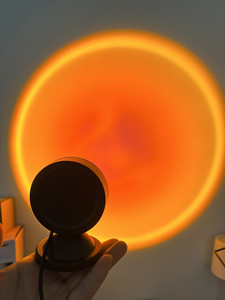 Lampada Tramonto USB, Luce Notturna Mini LED in ABS, Decorazione per Camera da Letto, Regalo per Festività, Halloween, Natale - Product Image 1