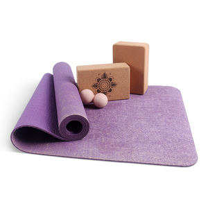 Esterilla de Yoga de Yute Biodegradable Incrustado y Caucho Natural Premium, Antideslizante, Ecológica, de Alta Calidad, Vegana - Product Image 2