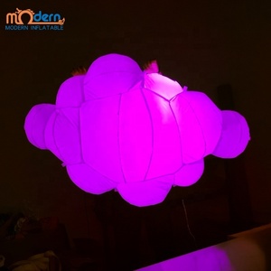 Grandes nuages gonflables géants avec éclairage publicitaire LED pour la décoration de scène d'événements, ballons suspendus, lumière nuageuse - Product Image 2