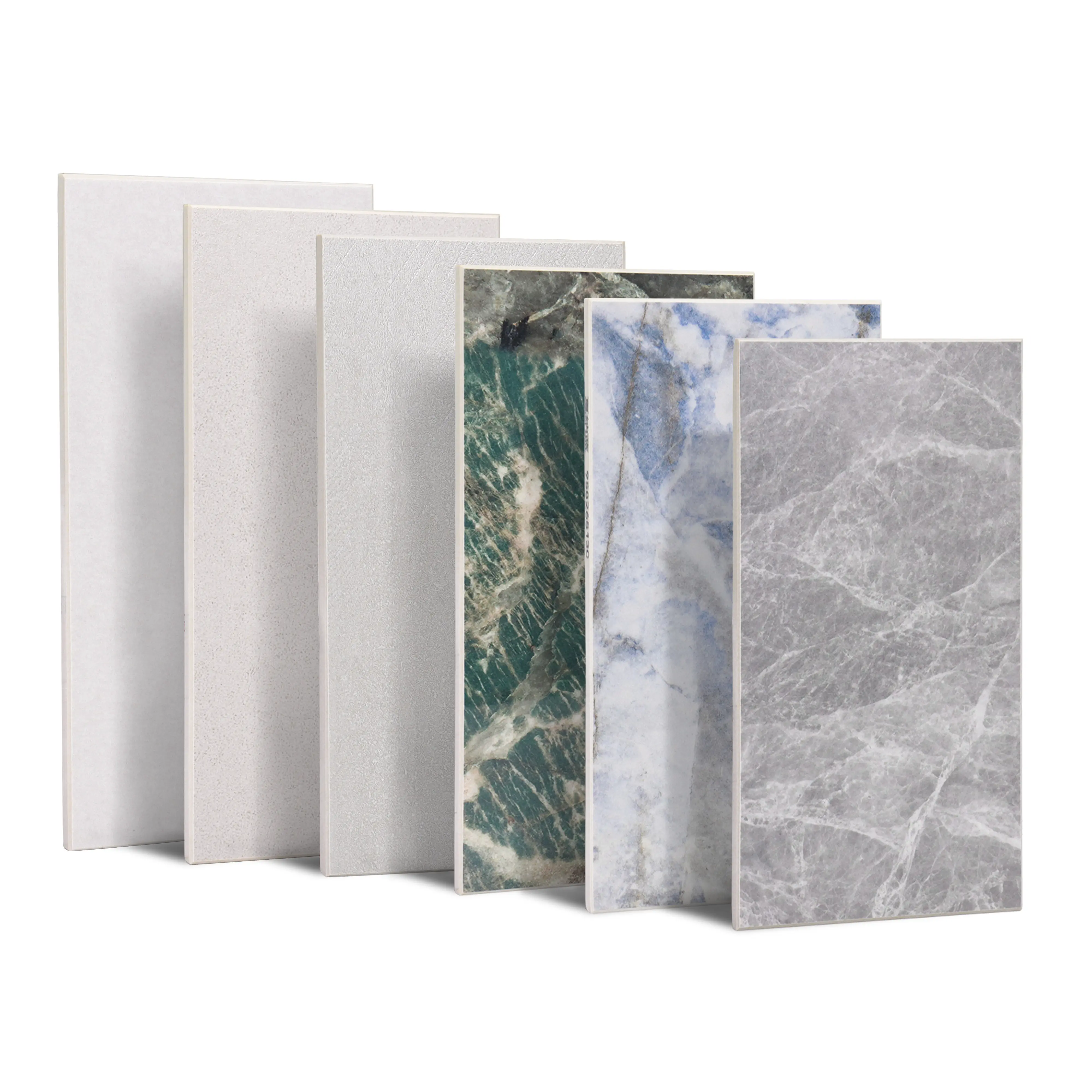 Glossy calacatta gạch đá thiết kế lớn Sứ slab thiêu kết đá slab