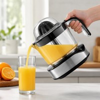 Presse-agrumes électrique 1,2 L grande capacité sans BPA, machine automatique pour oranges et citrons, portable pour la cuisine domestique et les fêtes