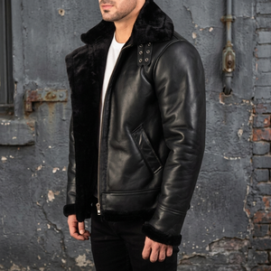 Trend Fashion low price but attractive button Men Custom Leather Jacket - Product Image 3
