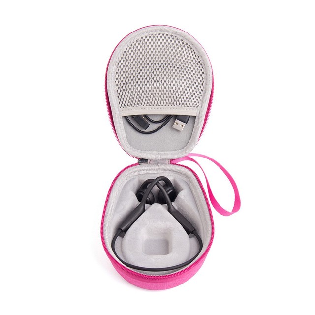 2026 Custom Logo Brilliant EVA Waterproof Shock-Proof Hard Shell Case for Bone Conduction Headphones Portable Handle for Travel