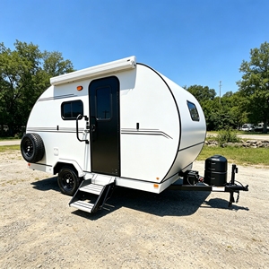 <span class=keywords><strong>Roulotte</strong></span> Mini Camper Leggera <span class=keywords><strong>in</strong></span> Alluminio Standard Australiano con Sospensioni Indipendenti, Spazio Privato Bianco per 2 Persone - Product Image 1