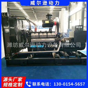 Groupe électrogène diesel Weifang 700 kW, haute puissance d'urgence pour hôpitaux et usines, alimentation de secours - Product Image 3