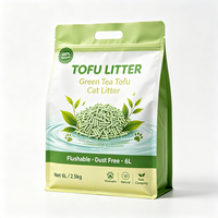 Emballage plastique de qualité alimentaire pour litière pour chat, résistant à l'usure, à découpe facile, hermétique, pour l'emballage de sable pour chat