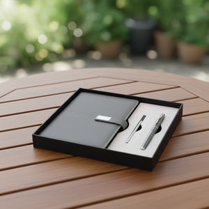 Ideas de Cajas de Regalo de Lujo Personalizadas al por Mayor 2026: Cuaderno A5 de Cuero PU con Bolígrafo, Taza Térmica, Tapa Rebotable y Set de Regalo Novedoso - Product Image 4